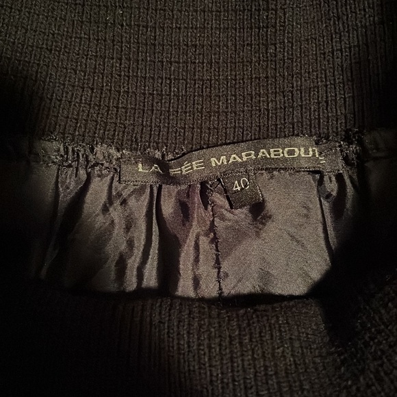 La Fee Maraboutee grey miniskirt with scalloped bottom, elastic waist size 40 - Picture 4 of 7